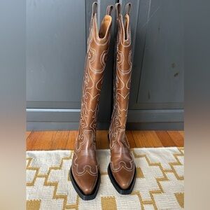 Ganni western boots size 36
